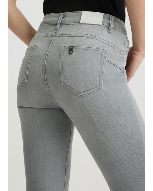 Liu Jo Jeans Skinny Bottom Up di Liu Jo in Gray