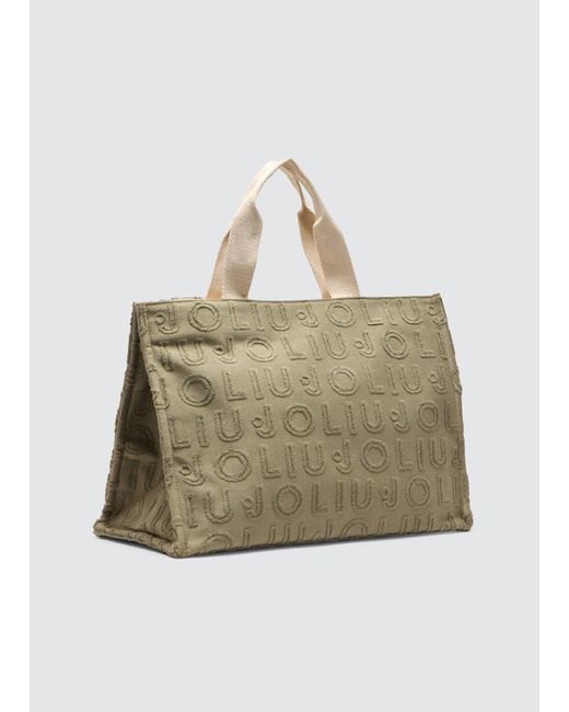 Liu Jo Borsa Jacquard Con Logo di Liu Jo in Red