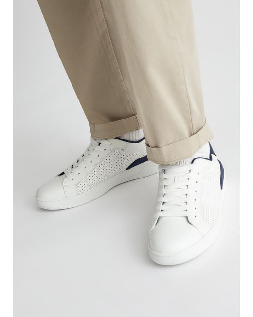 Liu Jo Sneakers In Pelle di Liu Jo in White da Uomo