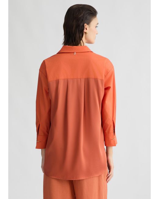 Liu Jo Camicia In Cotone di Liu Jo in Orange