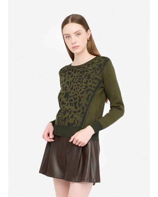 Liu Jo Pull Avec Imprimé Animalier Liu Jo Better Liu Jo en coloris Green