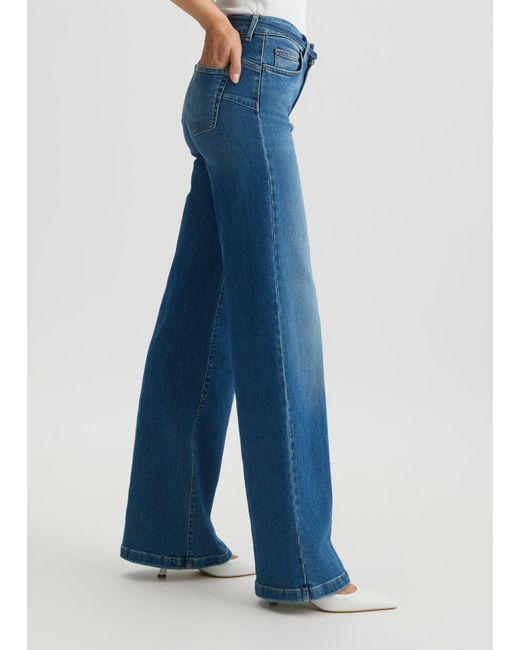 Liu Jo Jeans Flare Con Cintura di Liu Jo in Blue