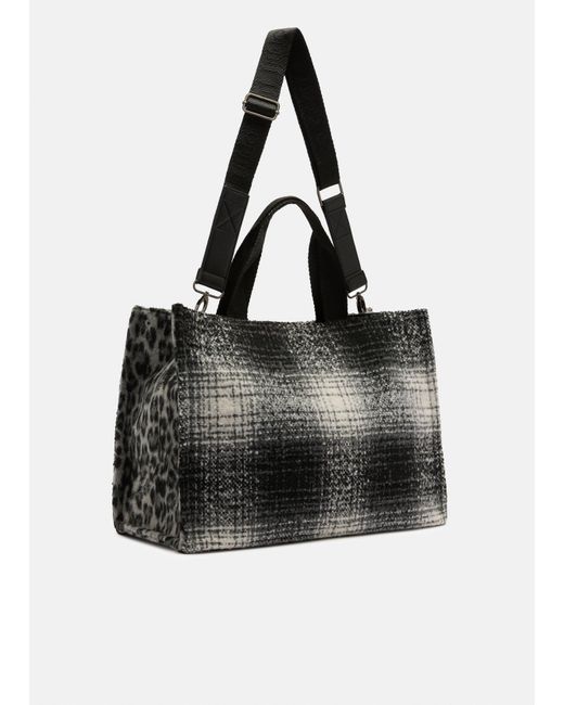 Liu Jo White Liu Jo Großer Shopper Mit Animal-Print