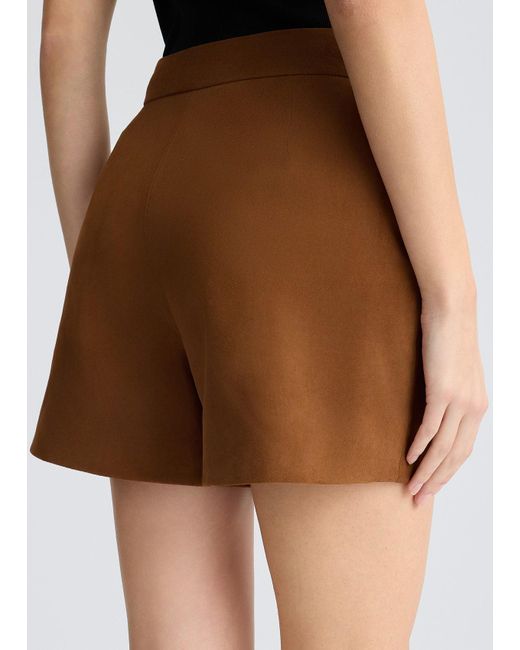 Liu Jo Short In Suede di Liu Jo in Brown