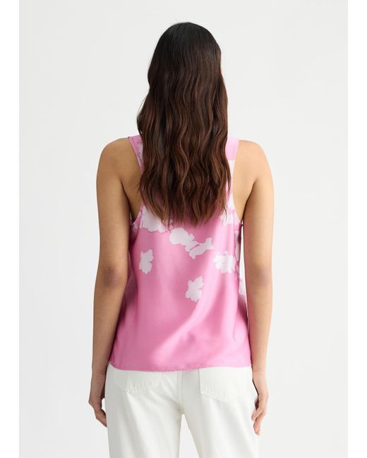 Liu Jo Top Rosa In Raso di Liu Jo in Pink