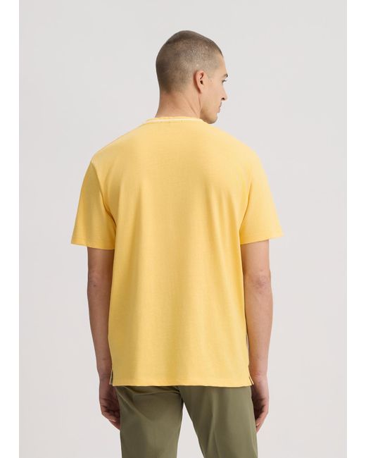 Liu Jo T-shirt Gialla In Cotone di Liu Jo in Yellow da Uomo