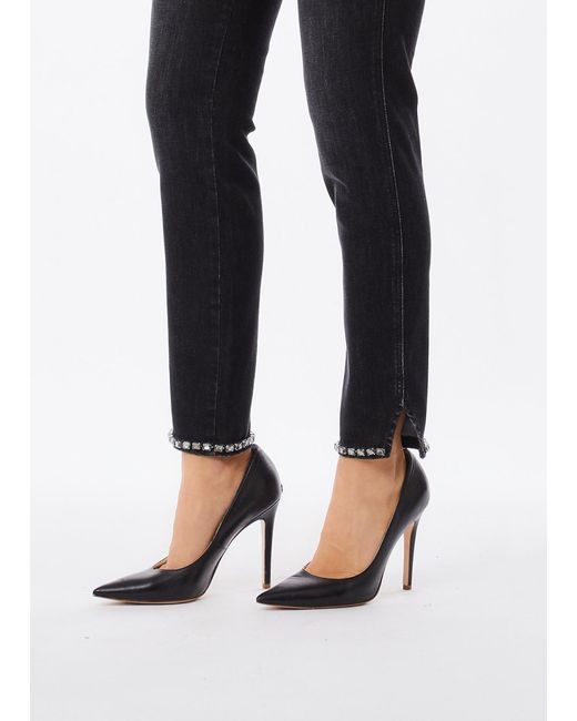 Vaqueros Pitillo Bottom Up Liu Jo de color Black