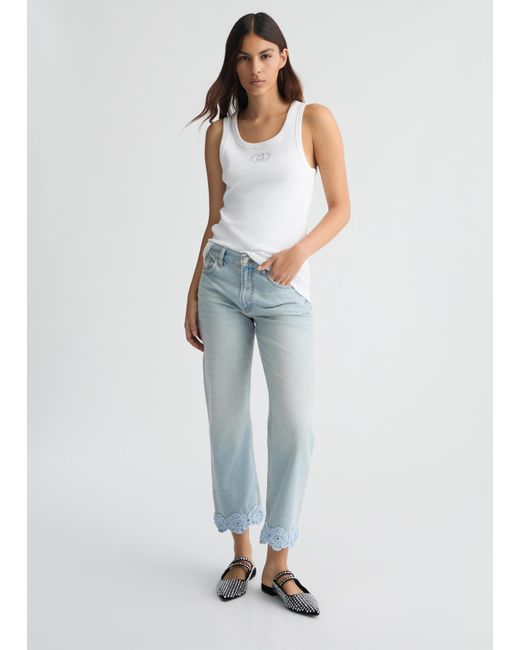 Liu Jo Jeans Straight di Liu Jo in Blue