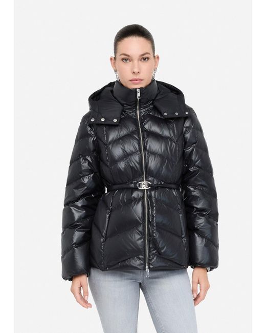 Liu Jo Black Liu Jo Daunenjacke Mit Kapuze