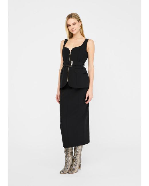 Liu Jo Gilet Con Zip di Liu Jo in Black