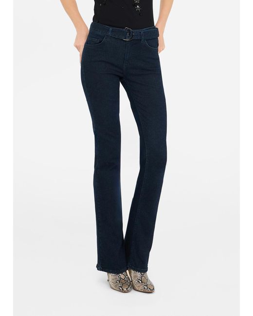 Liu Jo Jeans Flare Con Cintura di Liu Jo in Blue
