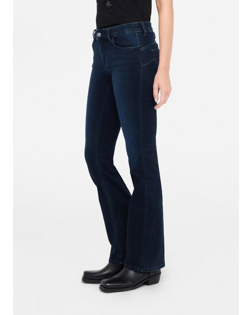 Liu Jo Blue Liu Jo Bottom-Up-Jeans Im Bootcut