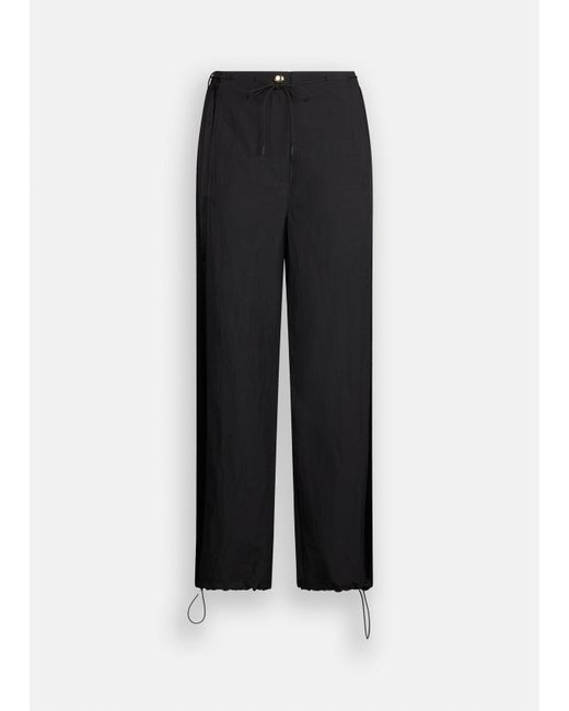 Liu Jo Black Liu Jo Jogginghose Aus Nylon Und Satin