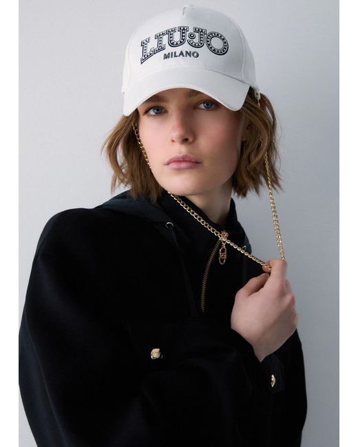 Liu Jo Gray Basecap Mit Schmucklogo