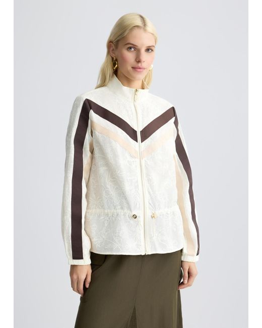 Liu Jo White Liu Jo Jacke Aus Baumwolle Mit Stickereien