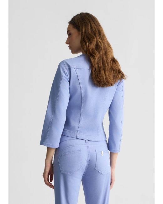 Liu Jo Giacca Lilla Con Strass di Liu Jo in Blue