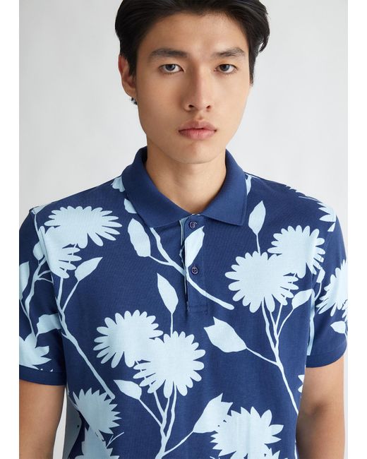 Liu Jo Polo Avec Imprimé À Fleurs Liu Jo pour homme en coloris Blue