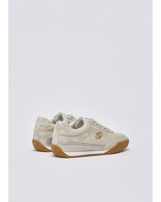 Liu Jo White Sneakers Mit Python-Effekt