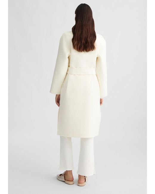 Liu Jo Cappotto In Misto Lana di Liu Jo in White