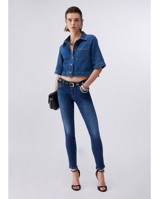 Vaqueros Pitillo Liu Jo de color Blue
