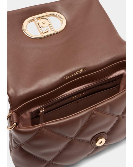 Liu Jo Multicolor Liu Jo Mittelgroße Tasche Lapuffy Aus Matelassé
