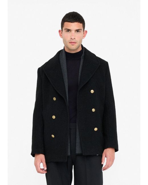 Liu Jo Liu Jo Chevron-Schal Aus Wolle in Black für Herren