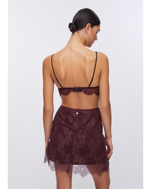 Liu Jo Brassière En Dentelle Chantilly Liu Jo en coloris Red