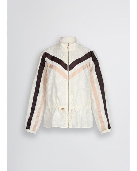 Liu Jo White Liu Jo Jacke Aus Baumwolle Mit Stickereien
