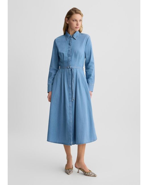 Liu Jo Abito Chemisier In Denim di Liu Jo in Blue
