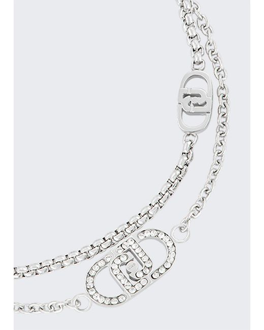 Liu Jo Blue Mehrsträngiges Armband Mit Monogramm