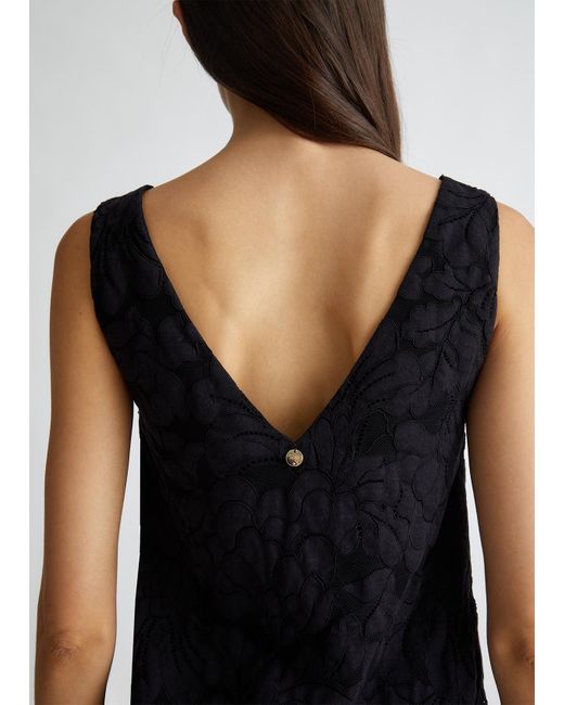 Liu Jo Robe Courte En Dentelle Liu Jo en coloris Black