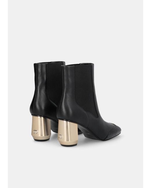 Liu Jo Bottines En Cuir Avec Logo Liu Jo en coloris Black