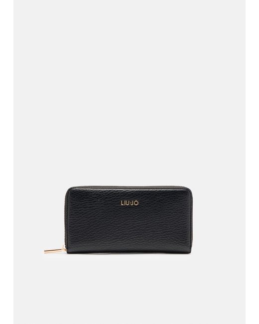 Liu Jo Portefeuille Grand Format Avec Zip Tout Autour Liu Jo en coloris White