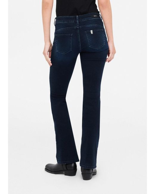 Liu Jo Blue Liu Jo Bottom-Up-Jeans Im Bootcut