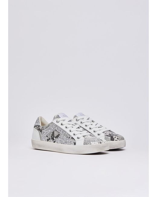 Baskets À Paillettes Effet Python Liu Jo en coloris White