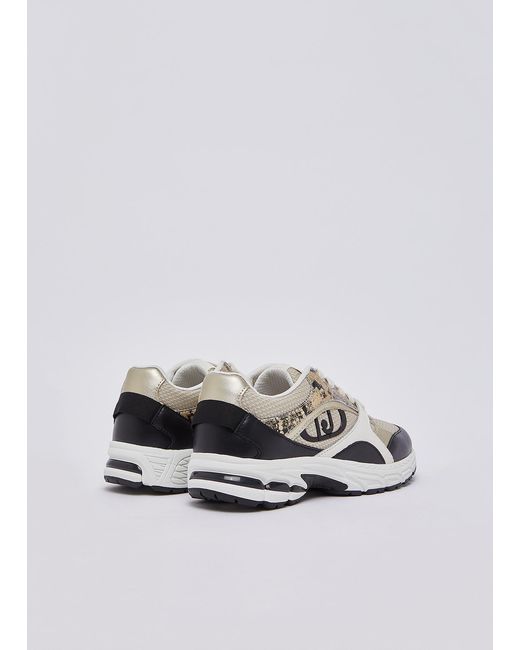 Liu Jo White Sneakers Im Python-Look