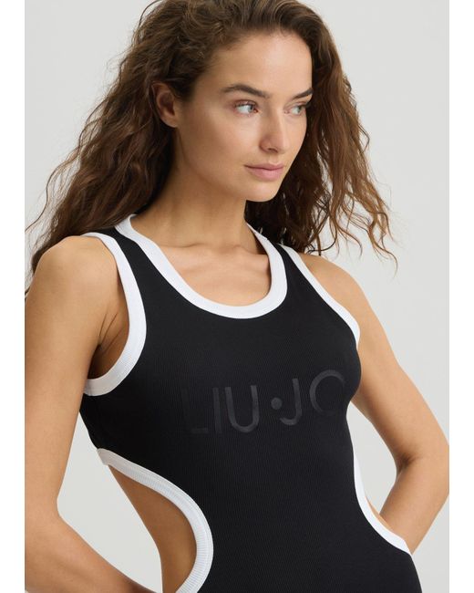 Liu Jo Abito Midi Con Cut-out di Liu Jo in Black