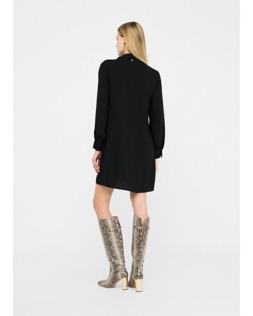 Liu Jo Black Liu Jo Kurzes Kleid Mit Schal