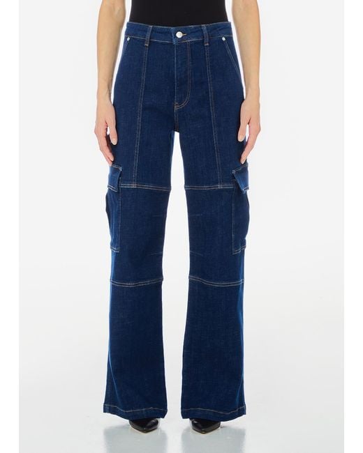 Liu Jo Jean Cargo Liu Jo en coloris Blue