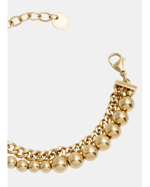 Liu Jo Metallic Liu Jo Armband Mit Perlen