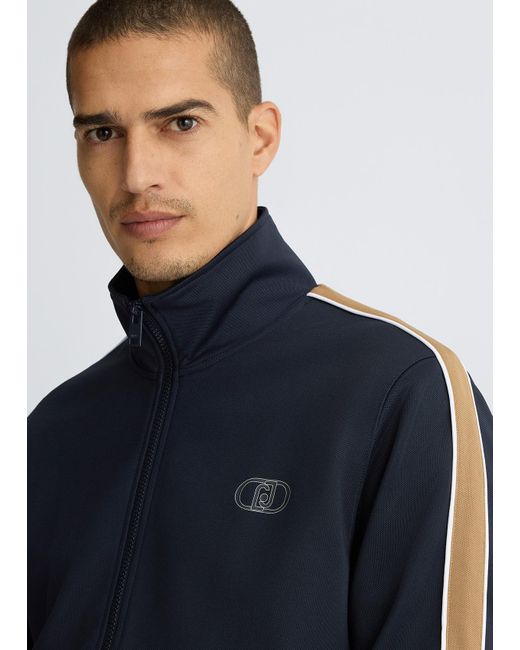 Liu Jo Felpa Con Zip di Liu Jo in Blue da Uomo