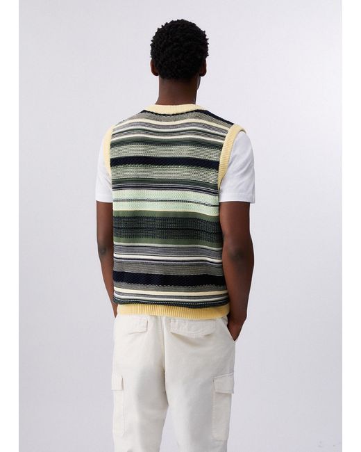 Chaleco A Rayas Liu Jo de hombre de color Green