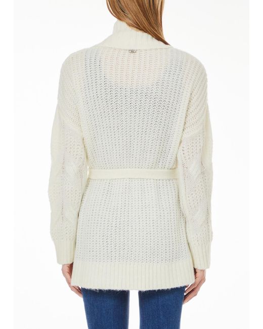 Liu Jo Cardigan Con Paillettes di Liu Jo in White