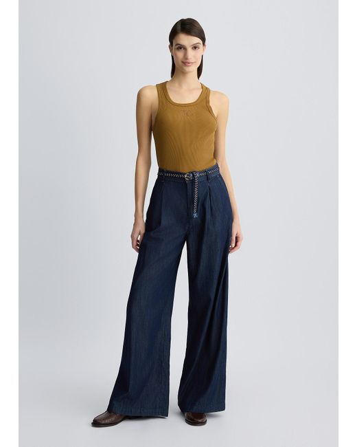 Liu Jo Pantaloni Flare In Denim di Liu Jo in Blue