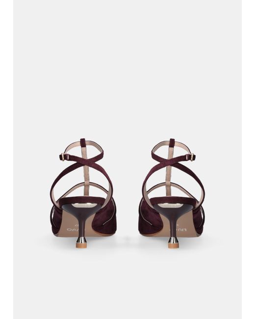 Liu Jo Sling Back Con Logo Gioiello di Liu Jo in White
