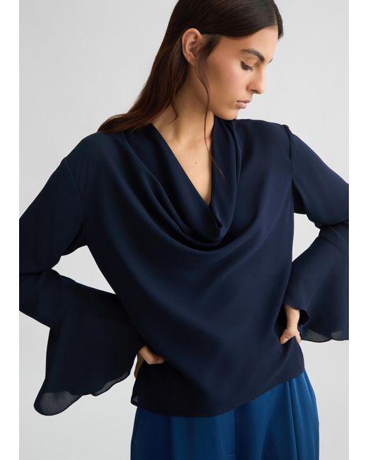 Liu Jo Blusa In Georgette di Liu Jo in Blue