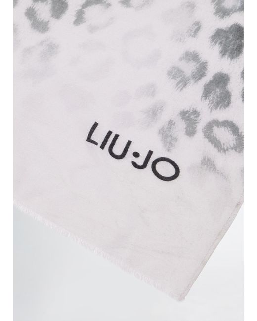 Liu Jo Stola Animalier di Liu Jo in White