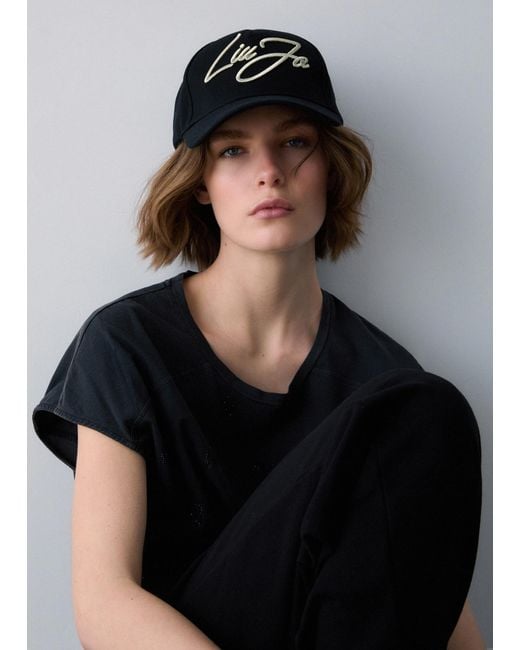 Liu Jo Black Basecap Mit Logo