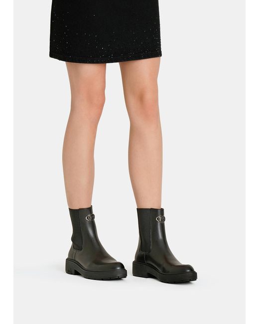 Liu Jo Bottines Beatles En Cuir Liu Jo en coloris Black