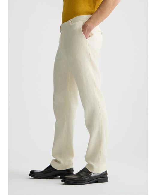 Liu Jo Pantaloni 100% Lino di Liu Jo in Natural da Uomo